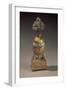 Easter Egg in the Form of a Vase Containing Flowers, 1899 (Metal & Enamel)-Carl Faberge-Framed Giclee Print