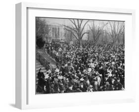 Easter Egg Rolling, the White House, Washington DC, USA, 1908-null-Framed Giclee Print