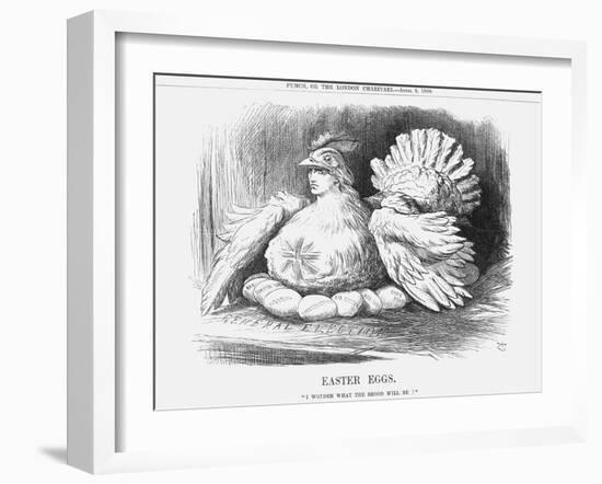 Easter Eggs, 1880-Joseph Swain-Framed Giclee Print