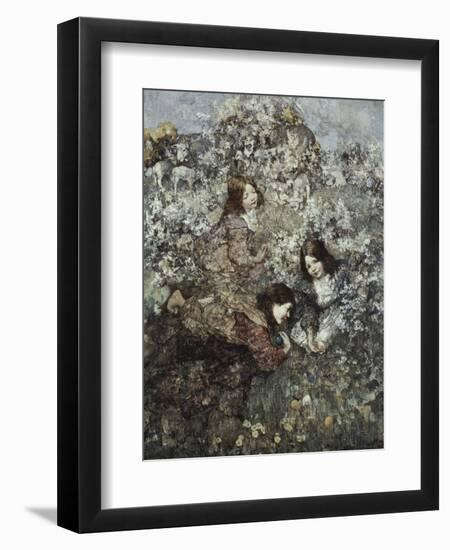 Easter Eggs, 1933-Edward Atkinson Hornel-Framed Giclee Print