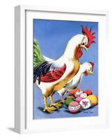 "Easter Eggs and Chickens," April 24, 1943-Ken Stuart-Framed Giclee Print