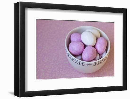 Easter Eggs in Porcelain Bowl-Andrea Haase-Framed Photographic Print