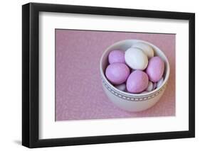 Easter Eggs in Porcelain Bowl-Andrea Haase-Framed Photographic Print