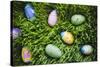 Easter Eggs on Grass-Tim Pannell-Stretched Canvas