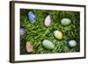 Easter Eggs on Grass-Tim Pannell-Framed Photographic Print