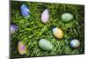 Easter Eggs on Grass-Tim Pannell-Mounted Photographic Print