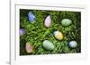 Easter Eggs on Grass-Tim Pannell-Framed Photographic Print