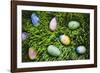 Easter Eggs on Grass-Tim Pannell-Framed Photographic Print