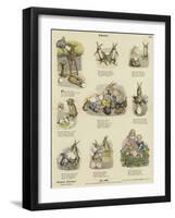 Easter Eggs-null-Framed Giclee Print