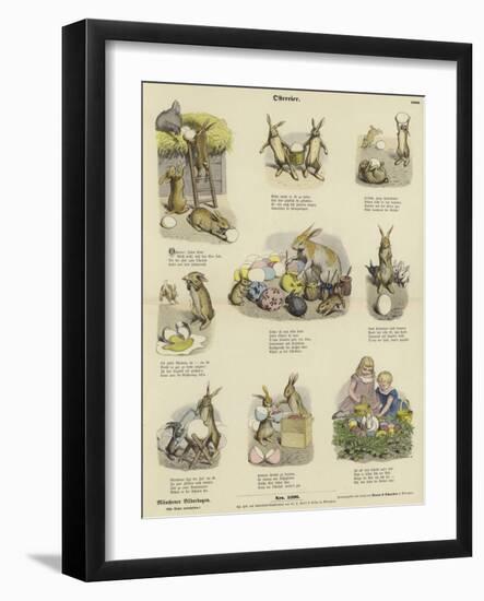 Easter Eggs-null-Framed Giclee Print