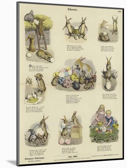 Easter Eggs-null-Mounted Giclee Print