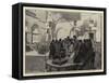 Easter Eve in Front of the Holy Sepulchre-Frederic De Haenen-Framed Stretched Canvas