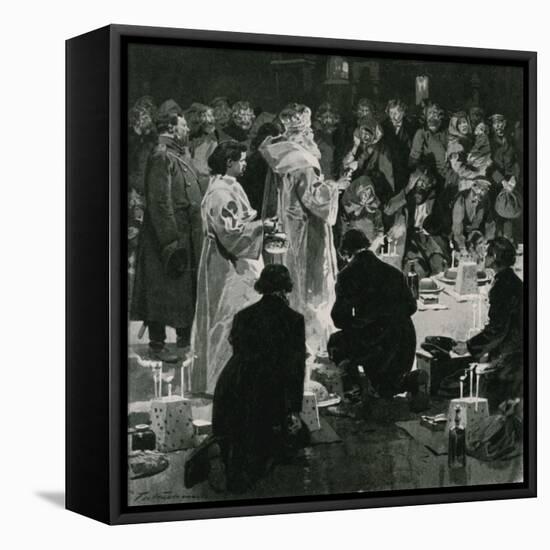 Easter Eve-Frederic De Haenen-Framed Stretched Canvas