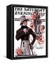 "Easter Finery," Saturday Evening Post Cover, April 11, 1925-Joseph Christian Leyendecker-Framed Stretched Canvas