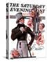 "Easter Finery," Saturday Evening Post Cover, April 11, 1925-Joseph Christian Leyendecker-Stretched Canvas