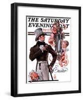 "Easter Finery," Saturday Evening Post Cover, April 11, 1925-Joseph Christian Leyendecker-Framed Giclee Print