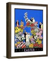 "Easter Flowers,"April 1, 1932-Kraske-Framed Giclee Print