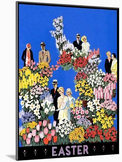 "Easter Flowers,"April 1, 1932-Kraske-Mounted Giclee Print