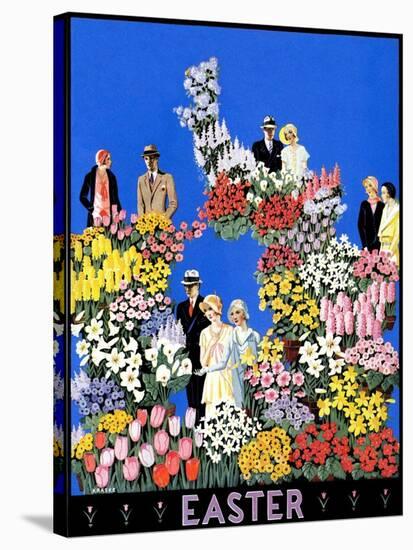"Easter Flowers,"April 1, 1932-Kraske-Stretched Canvas