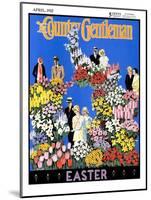 "Easter Flowers," Country Gentleman Cover, April 1, 1932-Kraske-Mounted Giclee Print