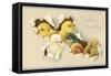 Easter Greeting, Chicks-null-Framed Stretched Canvas