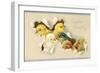 Easter Greeting, Chicks-null-Framed Premium Giclee Print