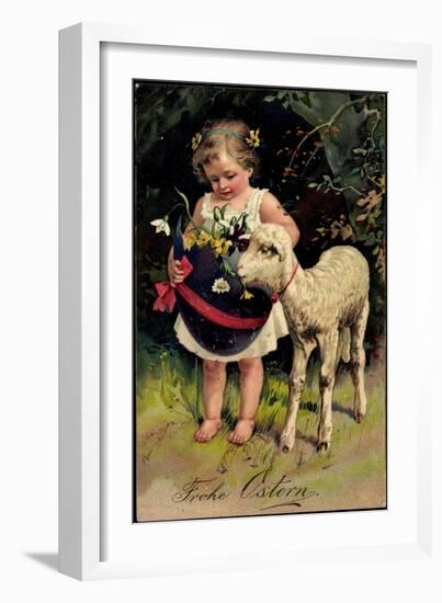 Easter Greetings Card-null-Framed Giclee Print