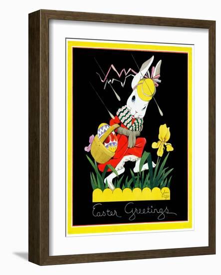 Easter Greetings - Child Life-John Gee-Framed Giclee Print