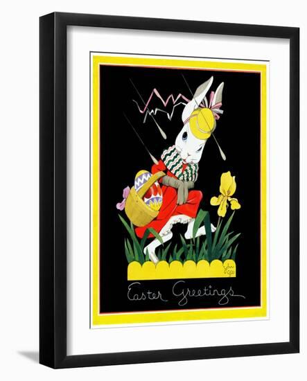 Easter Greetings - Child Life-John Gee-Framed Giclee Print