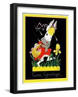 Easter Greetings - Child Life-John Gee-Framed Giclee Print