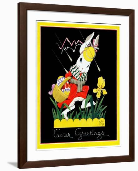 Easter Greetings - Child Life-John Gee-Framed Giclee Print