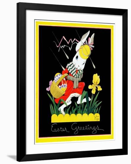 Easter Greetings - Child Life-John Gee-Framed Giclee Print