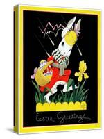 Easter Greetings - Child Life-John Gee-Stretched Canvas