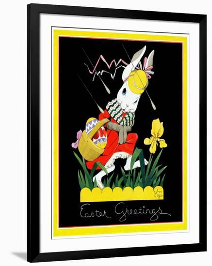 Easter Greetings - Child Life-John Gee-Framed Giclee Print