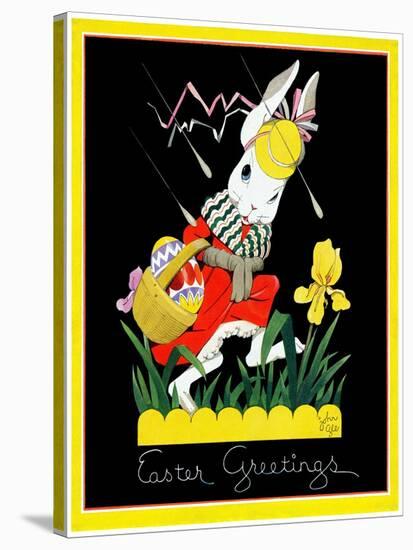 Easter Greetings - Child Life-John Gee-Stretched Canvas