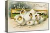 Easter Greetings Postcard-Mark Rykoff-Stretched Canvas