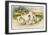 Easter Greetings Postcard-Mark Rykoff-Framed Giclee Print