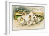 Easter Greetings Postcard-Mark Rykoff-Framed Giclee Print