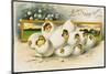 Easter Greetings Postcard-Mark Rykoff-Mounted Giclee Print