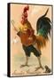 Easter Greetings, Rooster Smoking-null-Framed Stretched Canvas