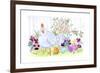 Easter Hen-Jennifer Zsolt-Framed Giclee Print