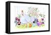 Easter Hen-Jennifer Zsolt-Framed Stretched Canvas