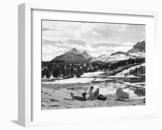 Easter Holiday in Bavaria (1951)-null-Framed Photographic Print