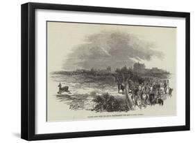 Easter Hunt with the Royal Stag Hounds, the Meet at Stoke Common-null-Framed Giclee Print