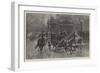 Easter in St Petersburg, His Majesty the Czar Drives to Church-null-Framed Giclee Print