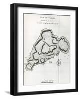 Easter Island, from Travel Atlas by James Cook, 1774-null-Framed Giclee Print