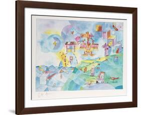 Easter Island I-Aymon de Roussy de Sales-Framed Limited Edition