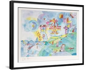 Easter Island I-Aymon de Roussy de Sales-Framed Limited Edition