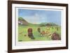 Easter Island II-Aymon de Roussy de Sales-Framed Collectable Print