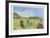 Easter Island II-Aymon de Roussy de Sales-Framed Collectable Print